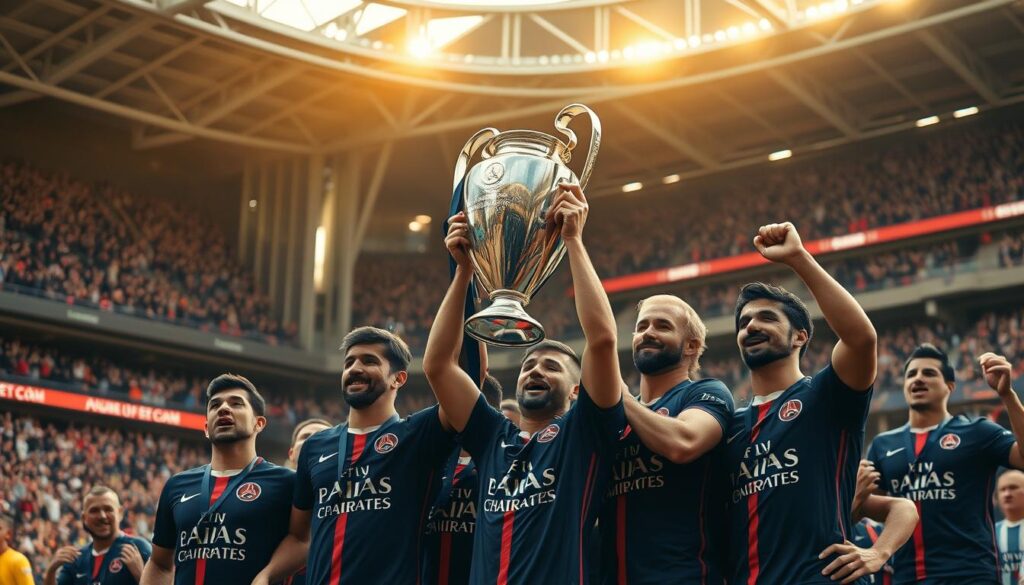 Champions League Triumph Paris Saint-Germain Champions League Triumph Paris Saint-Germain