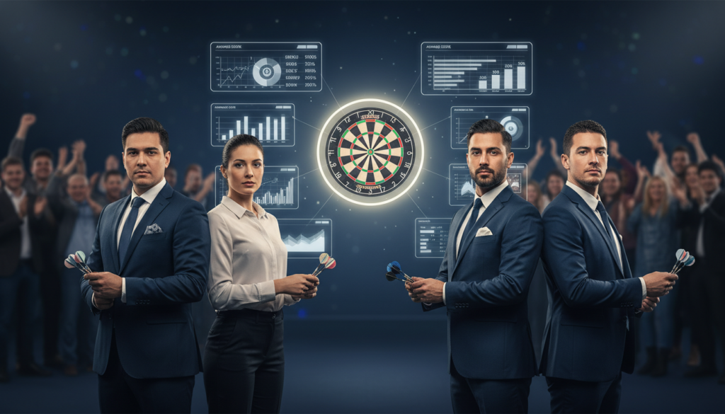 Vergleich zu anderen Darts-Profis