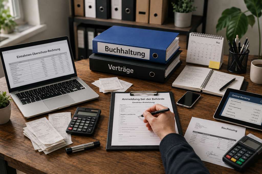 Administrative Aufgaben nach der Unternehmensgründung